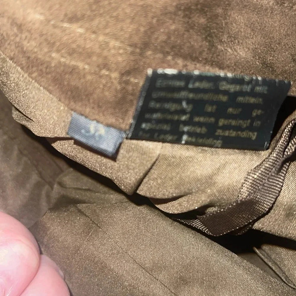 Vintage Genuine Suede Brown Jeans - size 38/6. CC - Picture 4 of 5